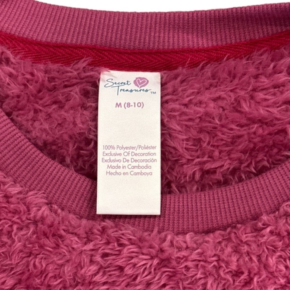 NWT Secret Treasures Women's Plush PJ Reindeer Top - Picture 6 of 9